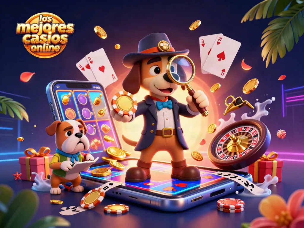 Los mejores casinos online en 2026, donde un investigador busca pistas sobre juegos emocionantes.