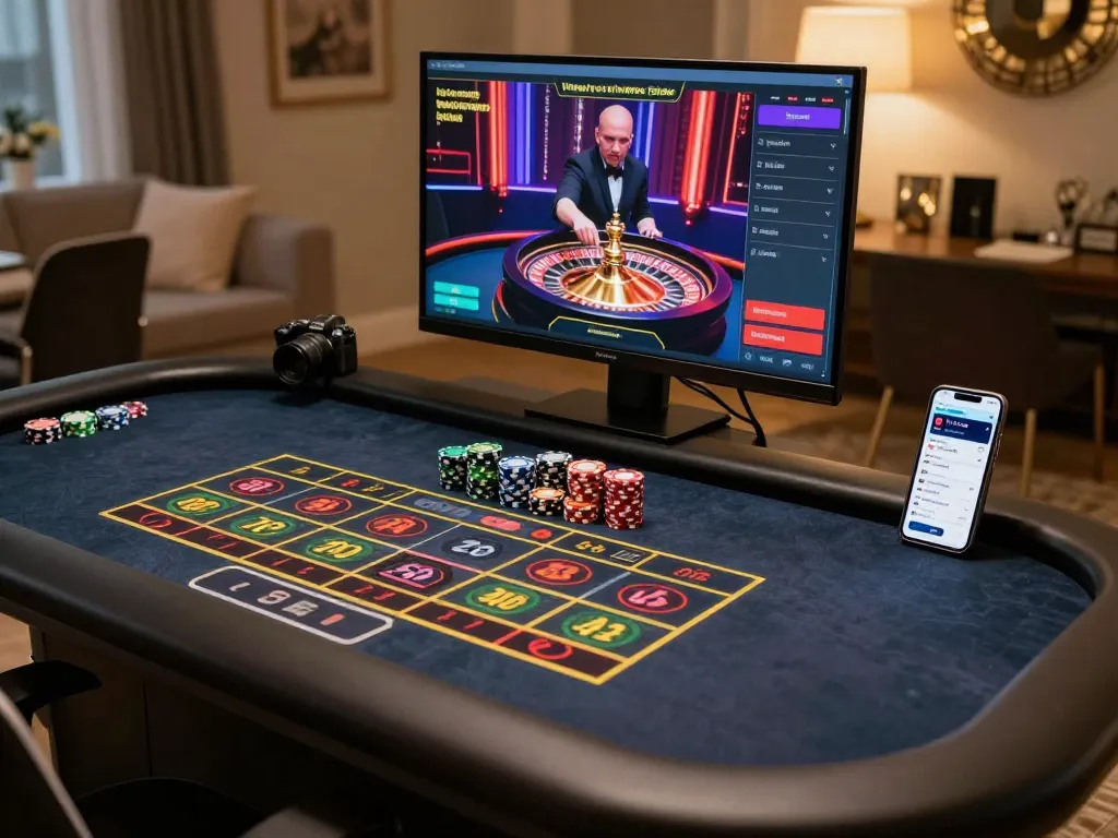 Betting on a live dealer roulette game at 78wind in an engaging online gaming setup