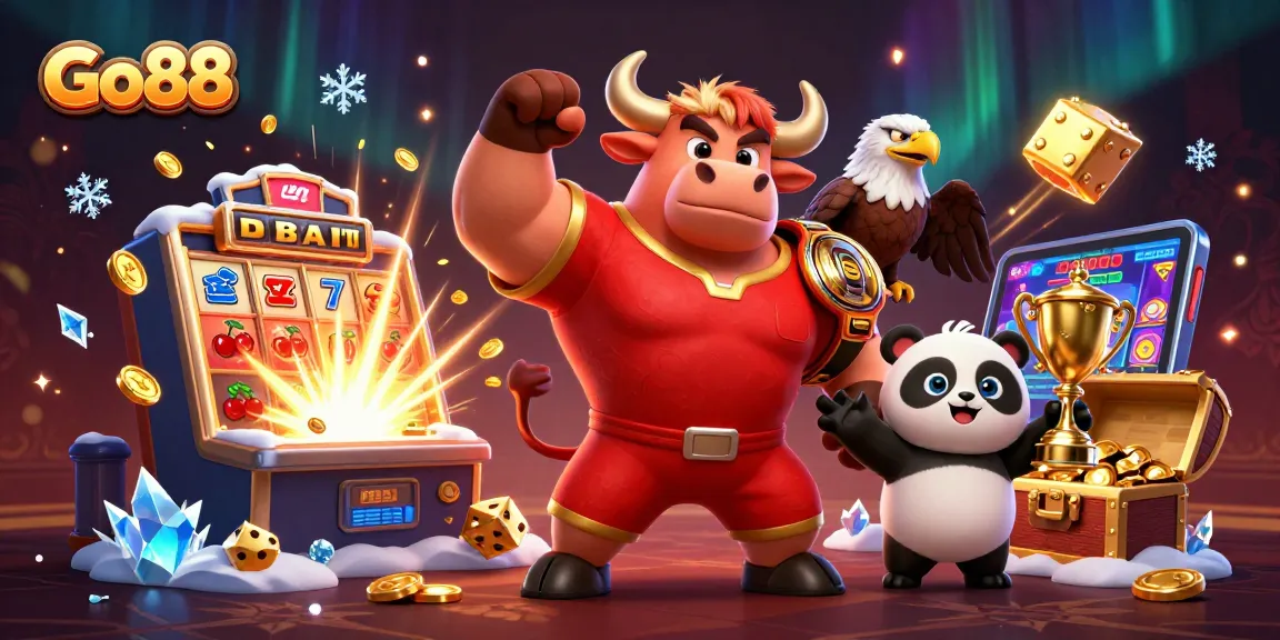 Engage with Go88's vibrant casino world featuring dynamic characters and exciting gaming elements.