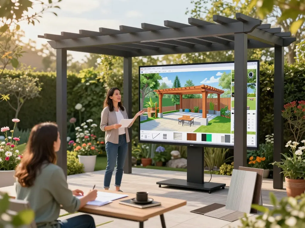 Representación dinámica de presupuestos para pérgolas y verandas a través de un diseño interactivo en 3D.