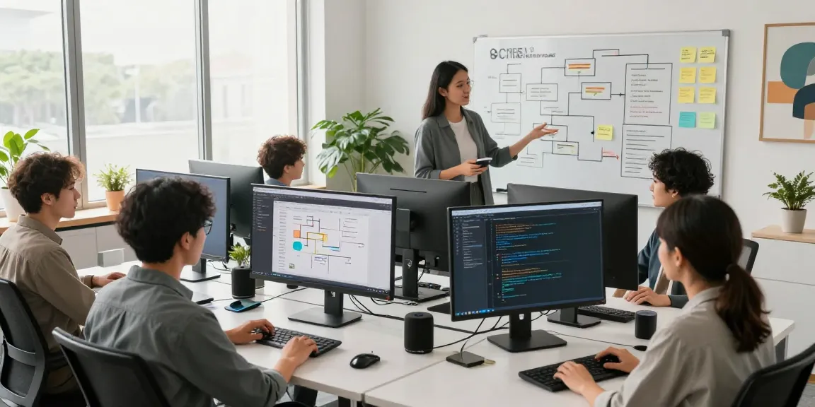 Collaborative team in a tech workspace enhancing productivity on the WPS Official Website.